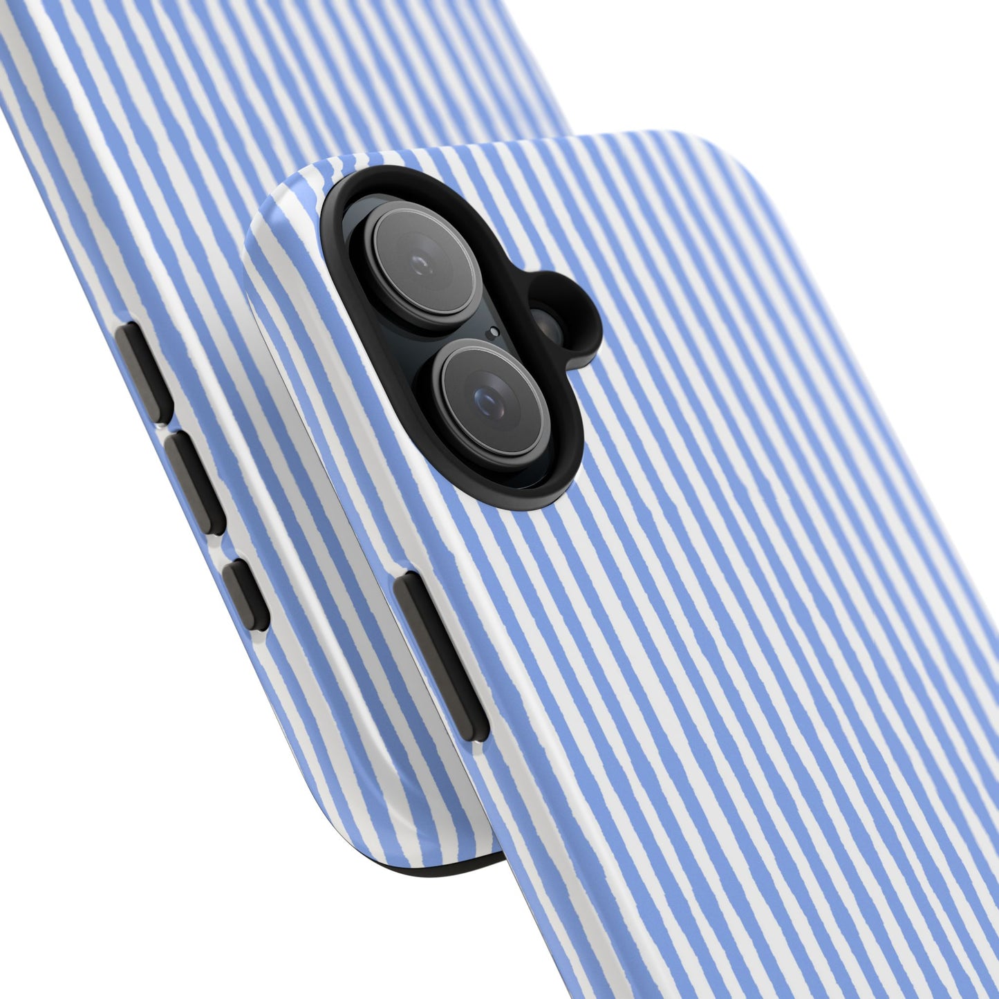 Lazy Stripe Blue / White Phone Case