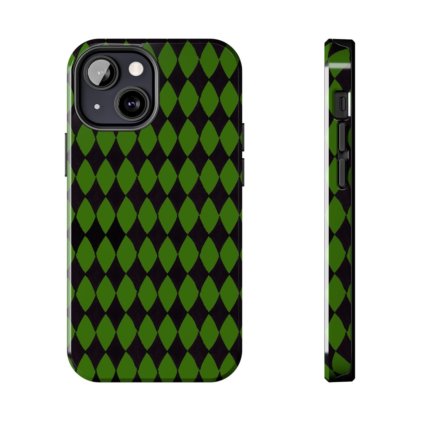 Diamond Green / Black Phone Case