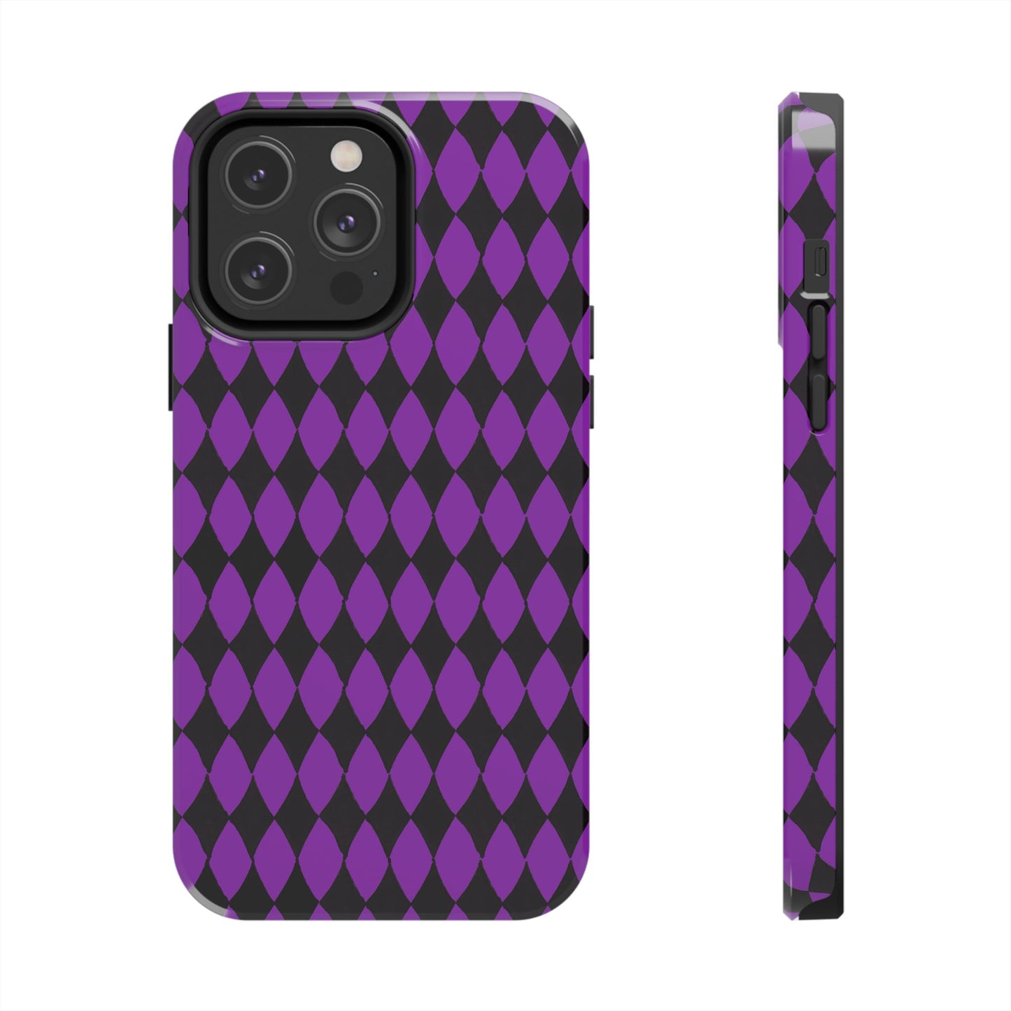 Diamond Purple / Black Phone Case