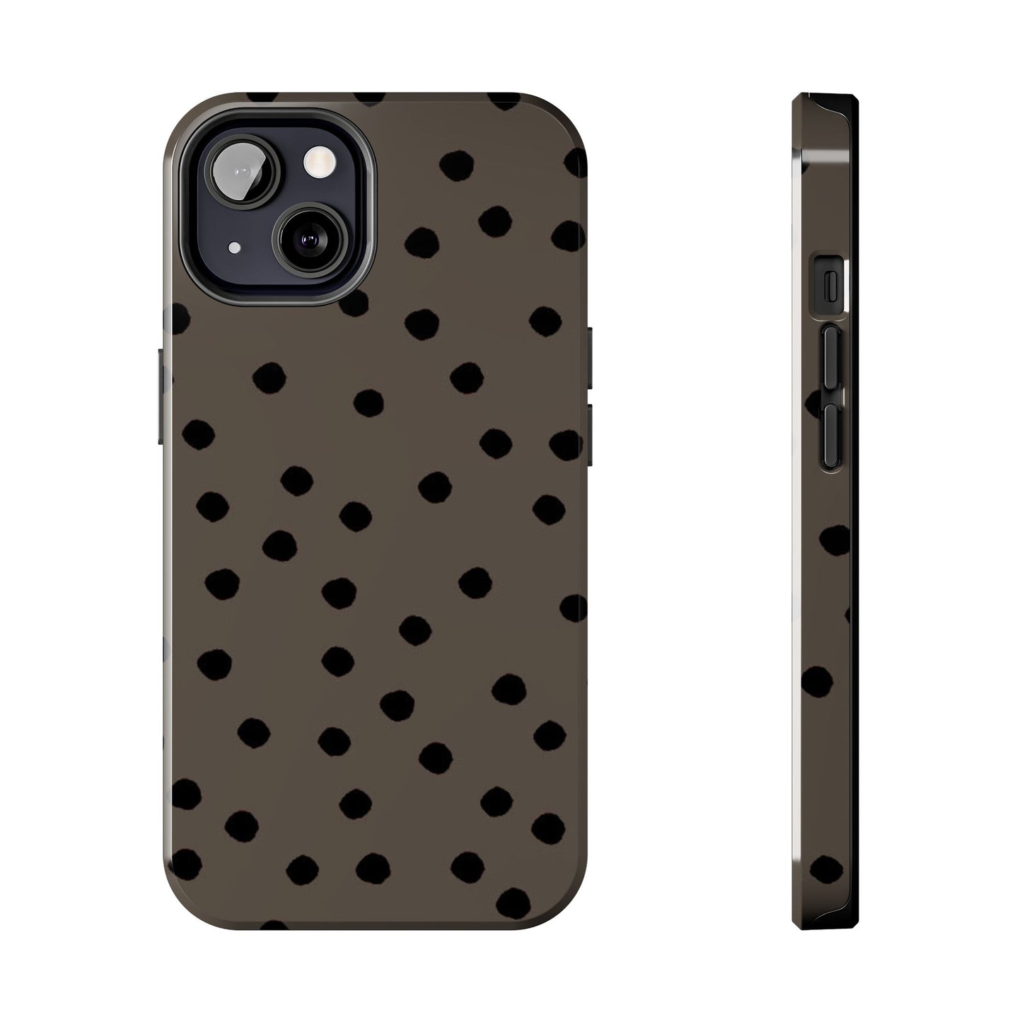 Dinky Dots Toast / Black Phone Case