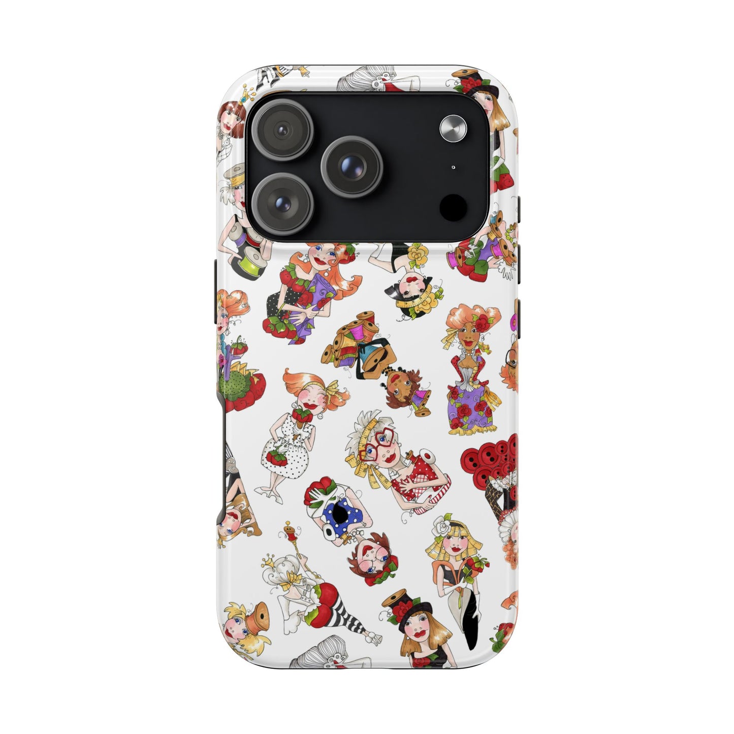 Curious Toss White Phone Case