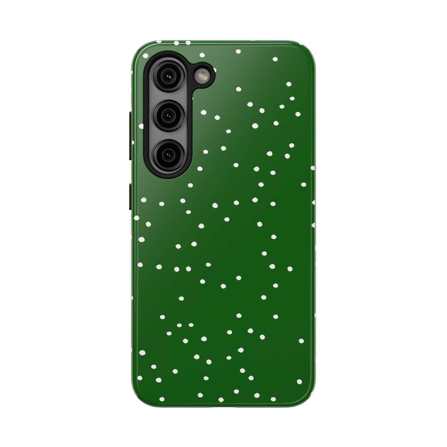 Dinky Dots Green / White Phone Case