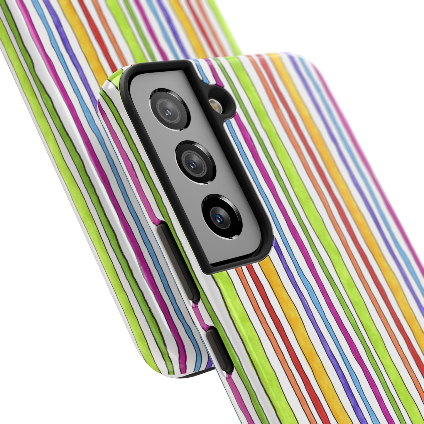 Stripe Fancy White Phone Case