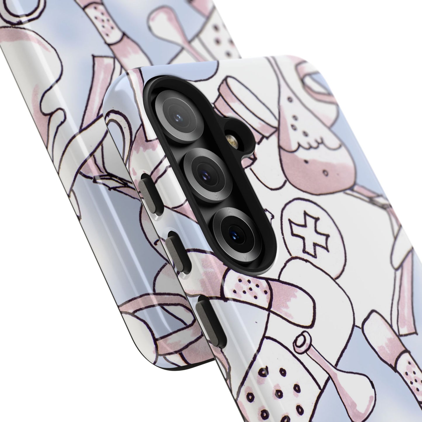 Med Stuff Blue Phone Case