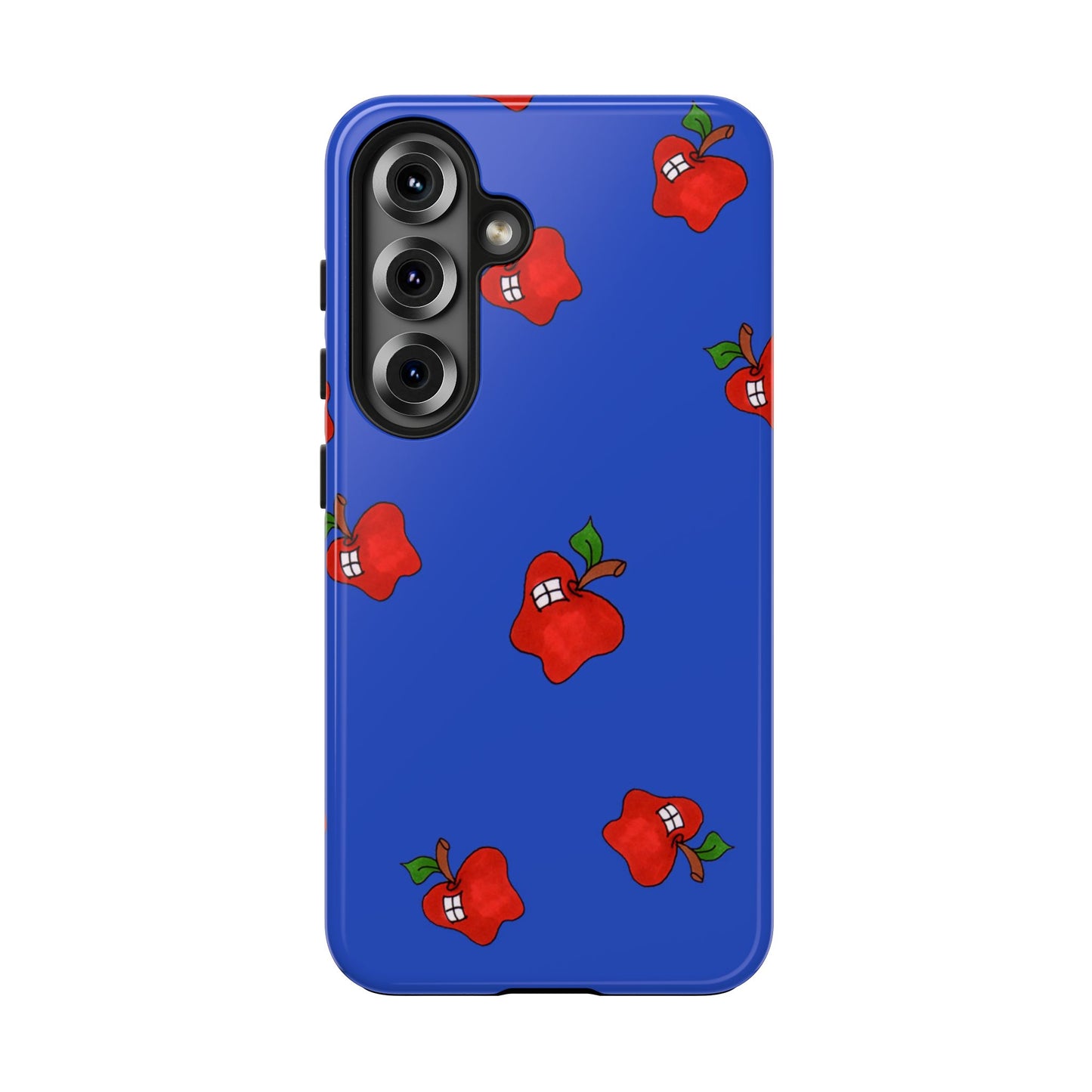Flying Apples Blue Phone Case