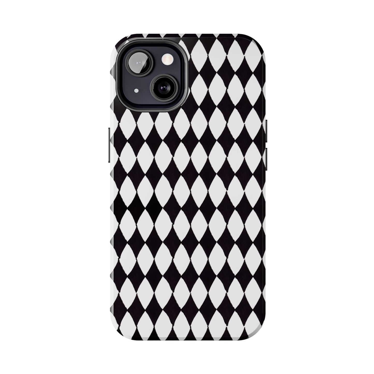 Diamond White / Black Phone Case