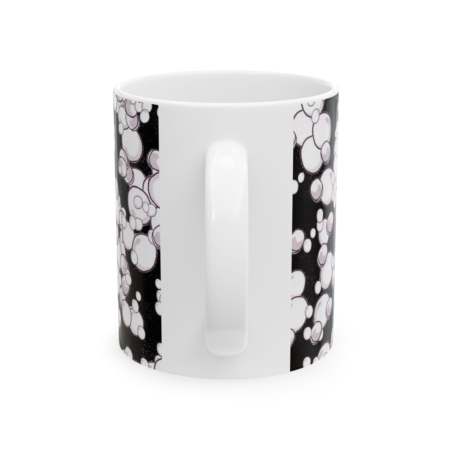 Bubble Dots Black Cup