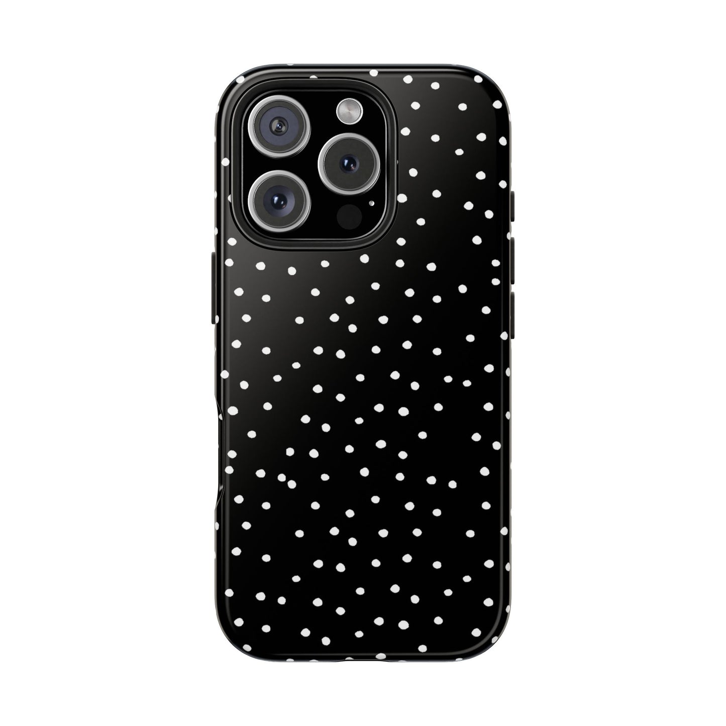 Dinky Dots Black / White Phone Case