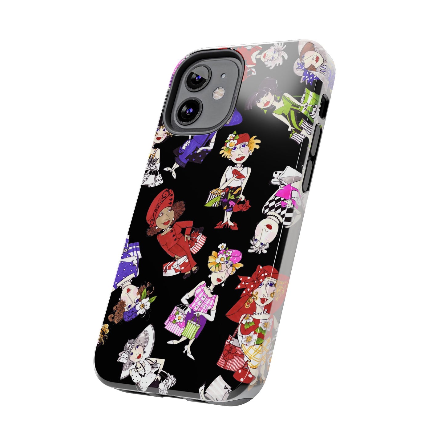 Gone Shopping Tossed Black Phone Case