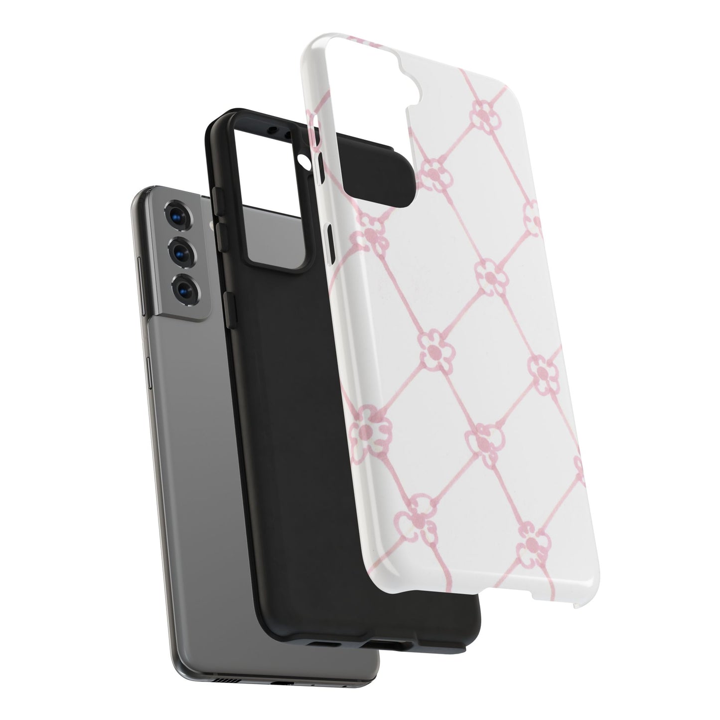 Flower Model Scroll Phone Case