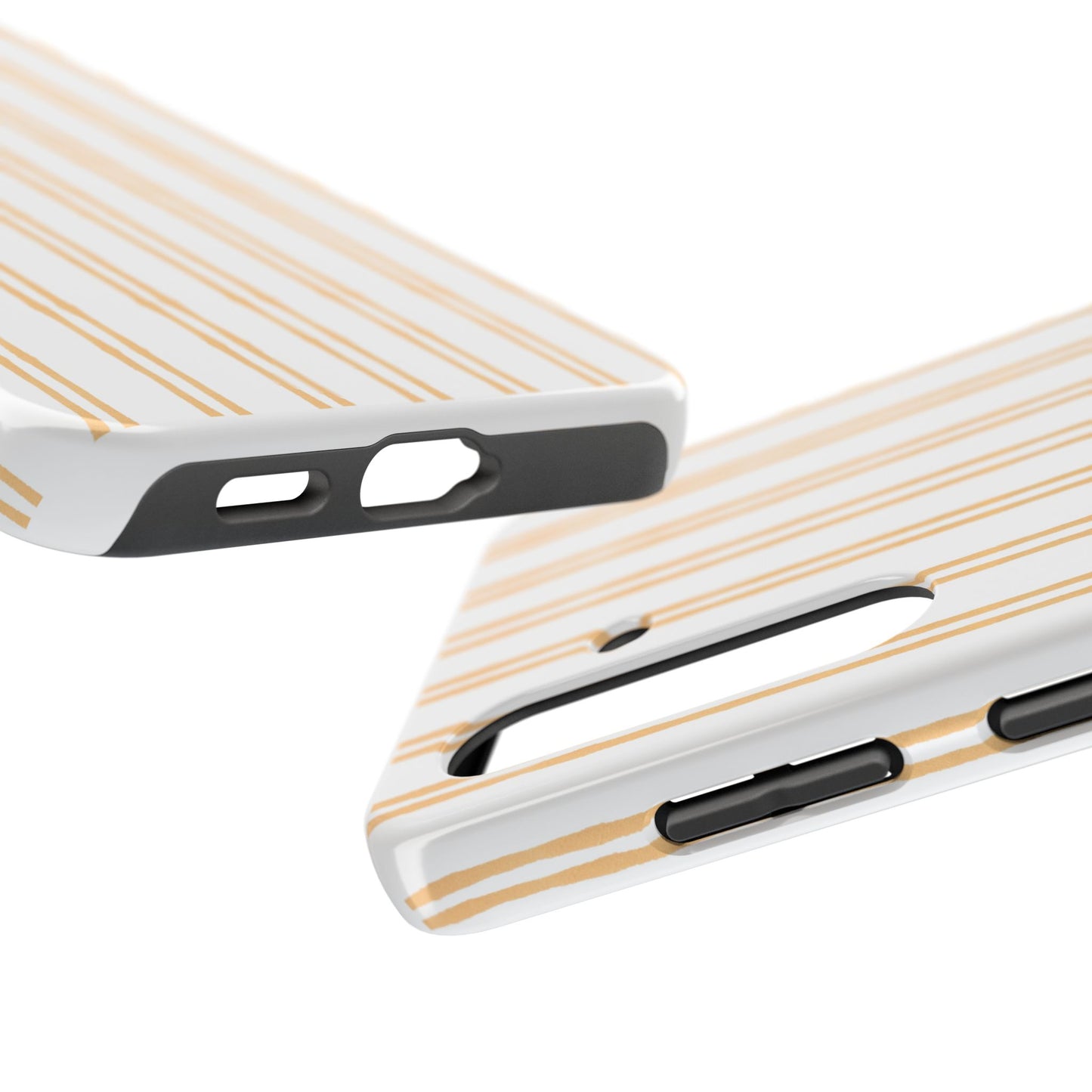 Double Stripe Yellow Phone Case