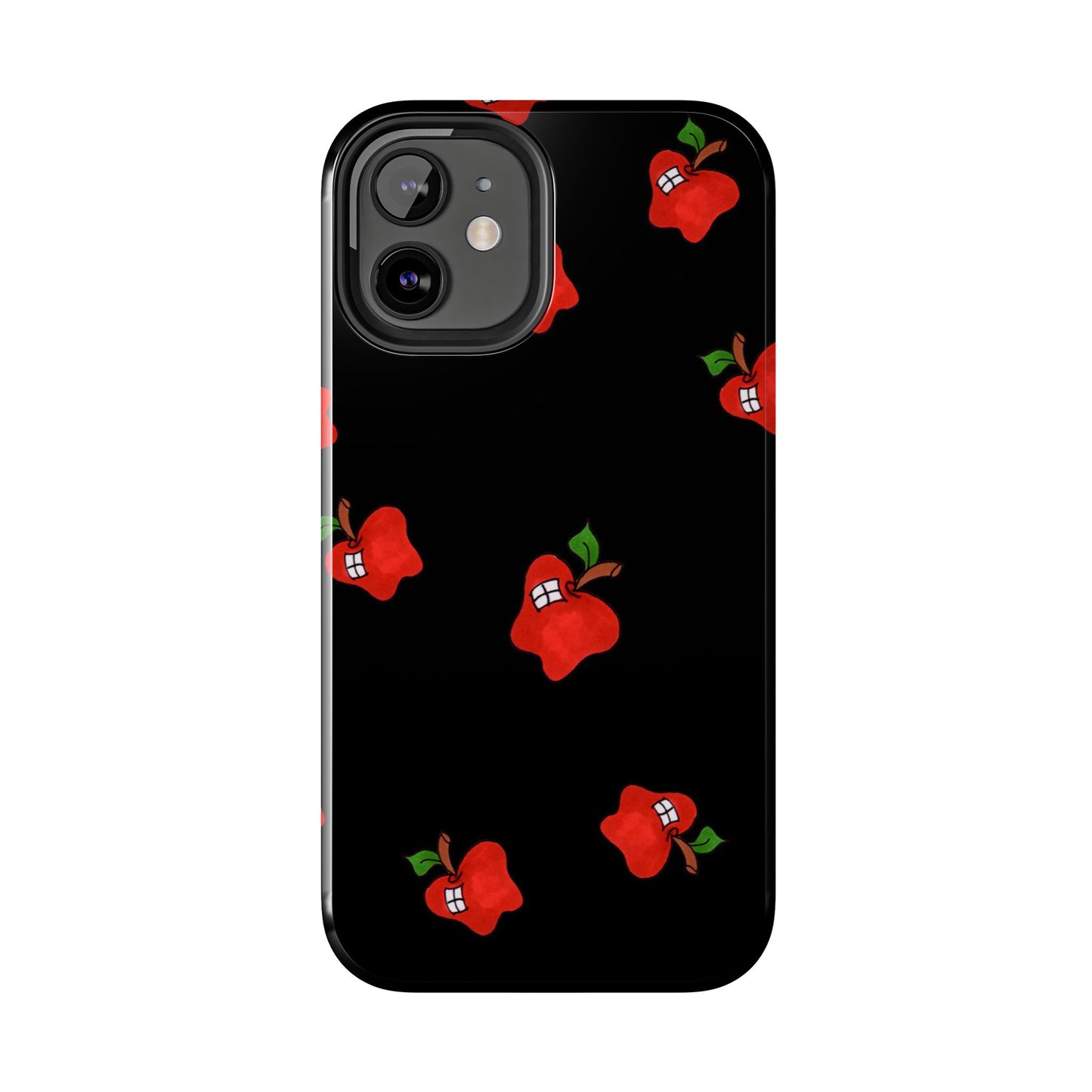 Flying Apples Black Phone Case