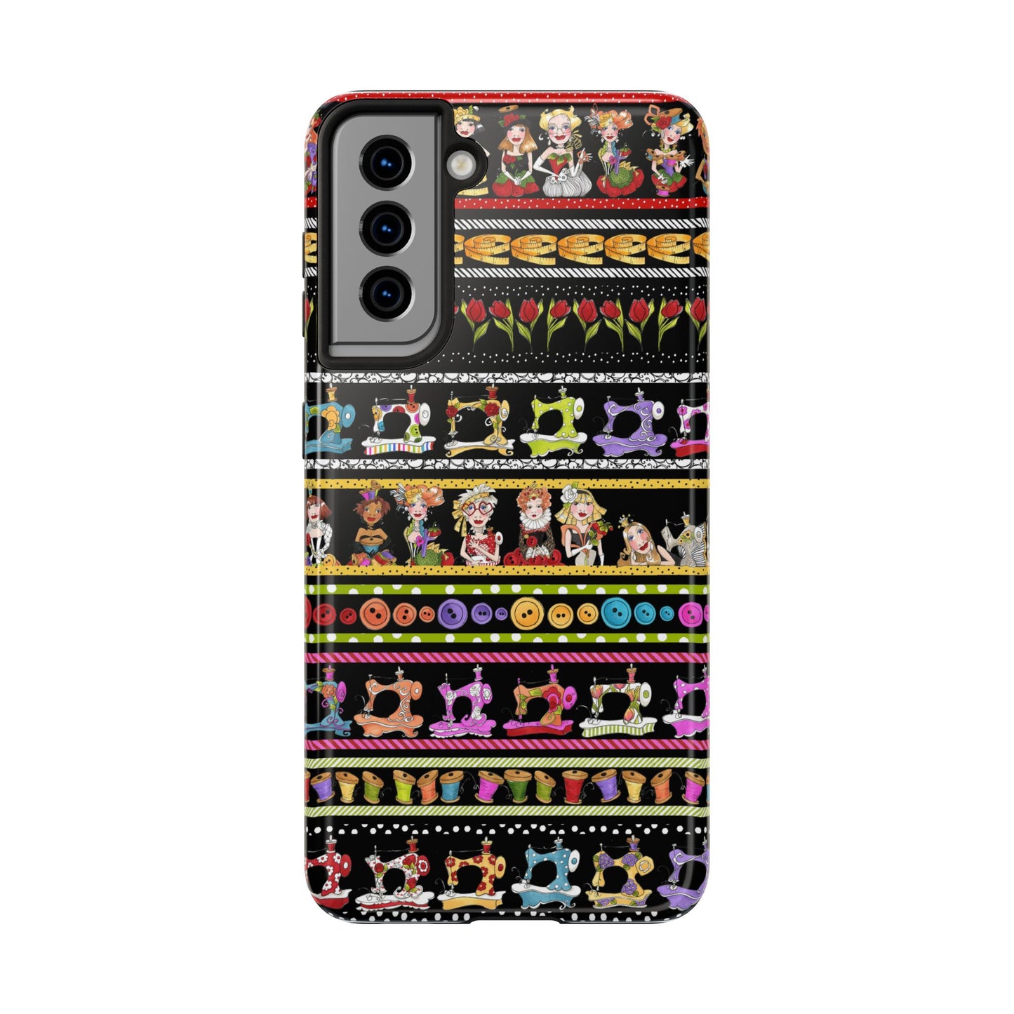 Curious Border Black Phone Case