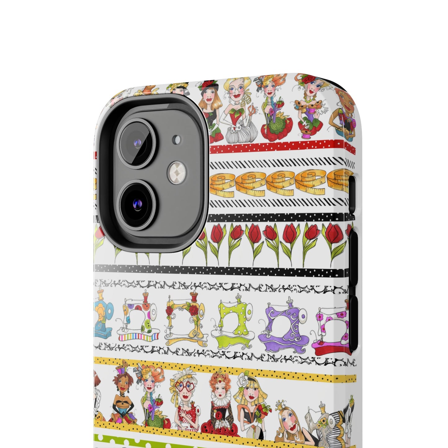 Curious Border White Phone Case