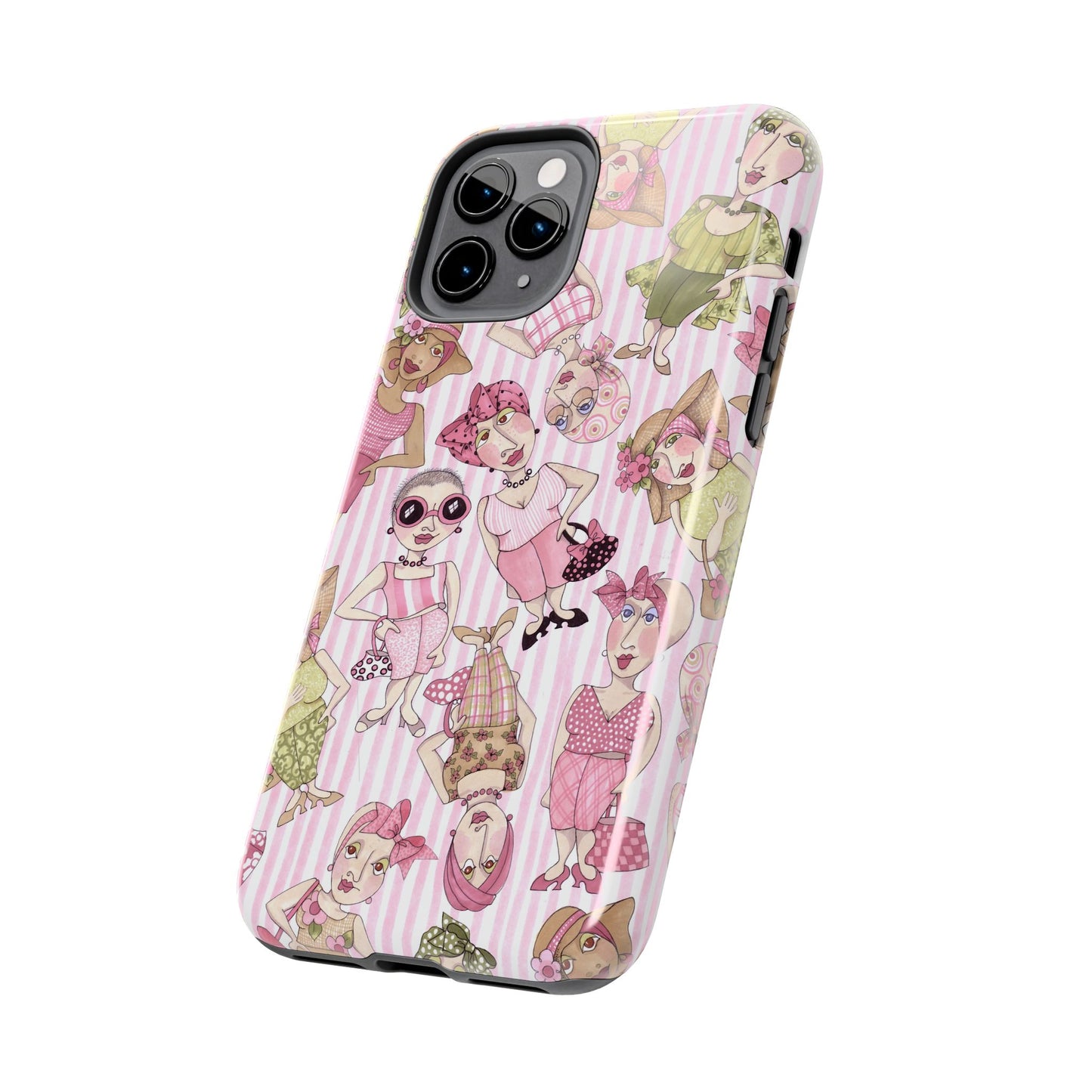 Tossed Ladies Pink Phone Case