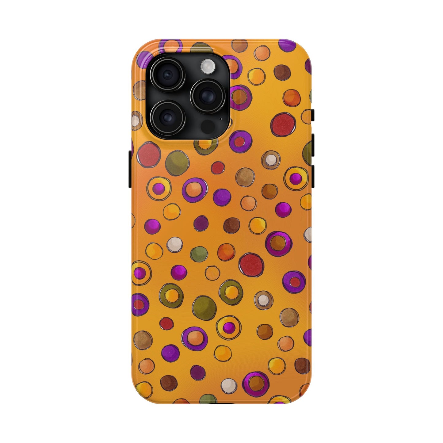 Double Dot Yellow Phone Case