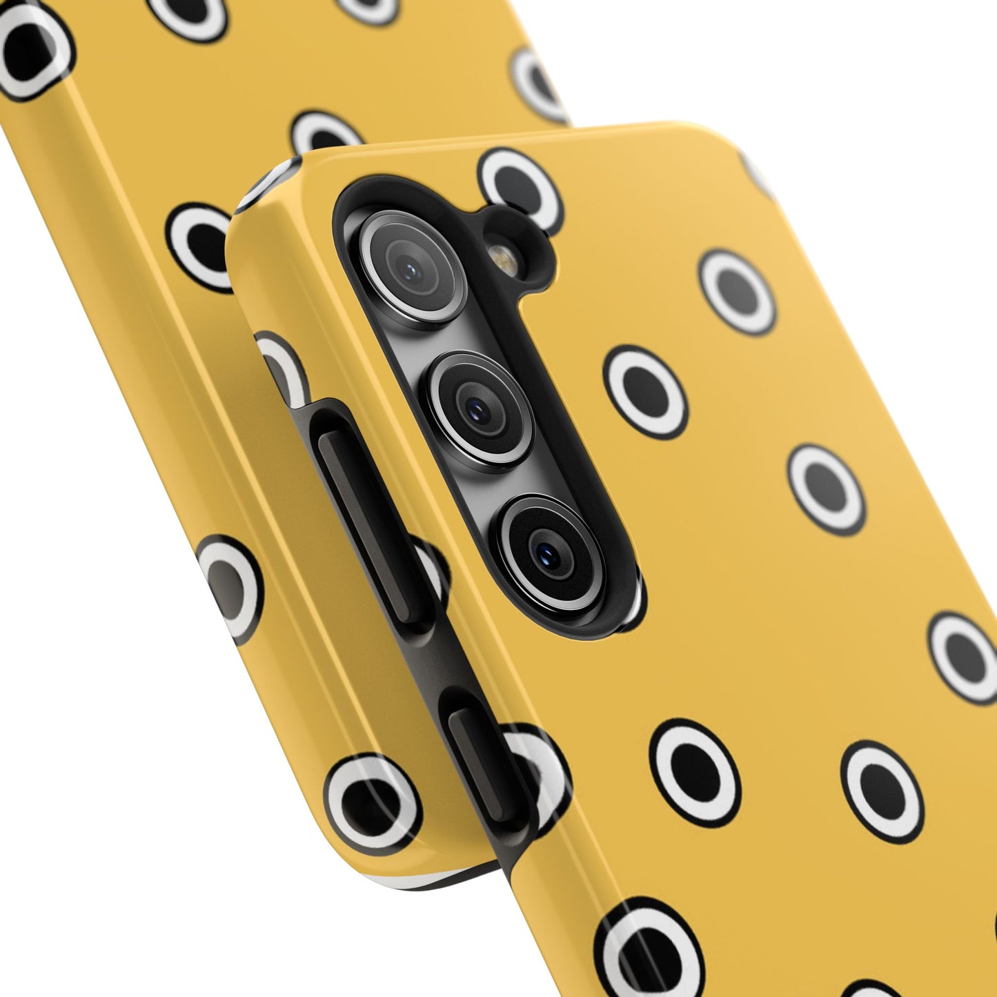 CD Dots Yellow / Black Phone Case