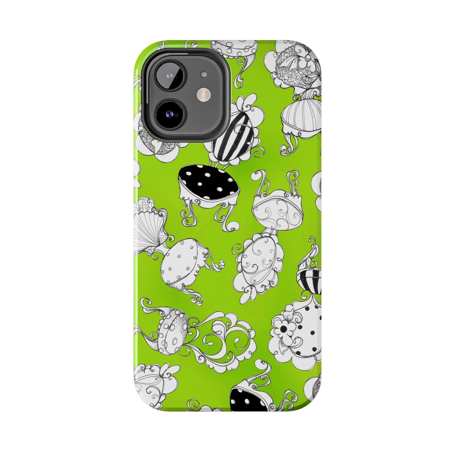 Bistro Chairs Lime Phone Case