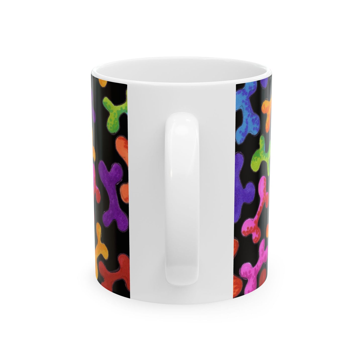 Fancy Bones Black / Multi Cup