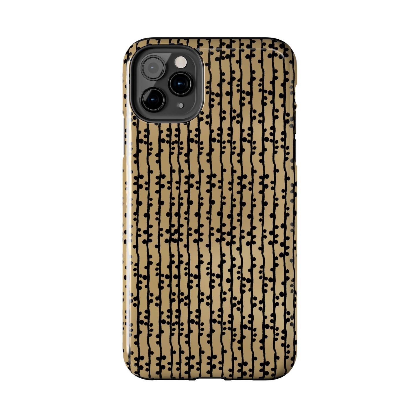 Loopy Stripe Tan Phone Case