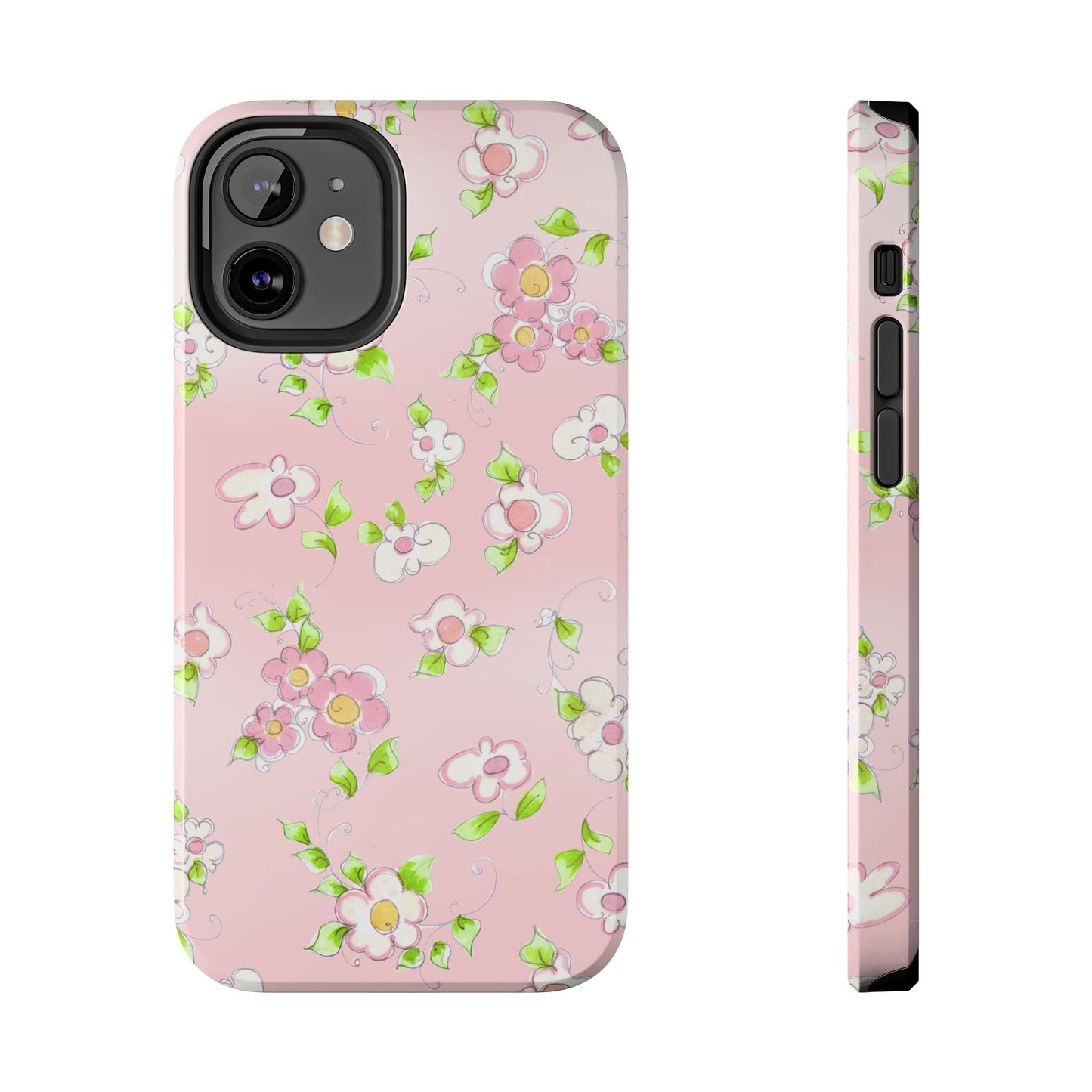 Precious Posies Pink Phone Case