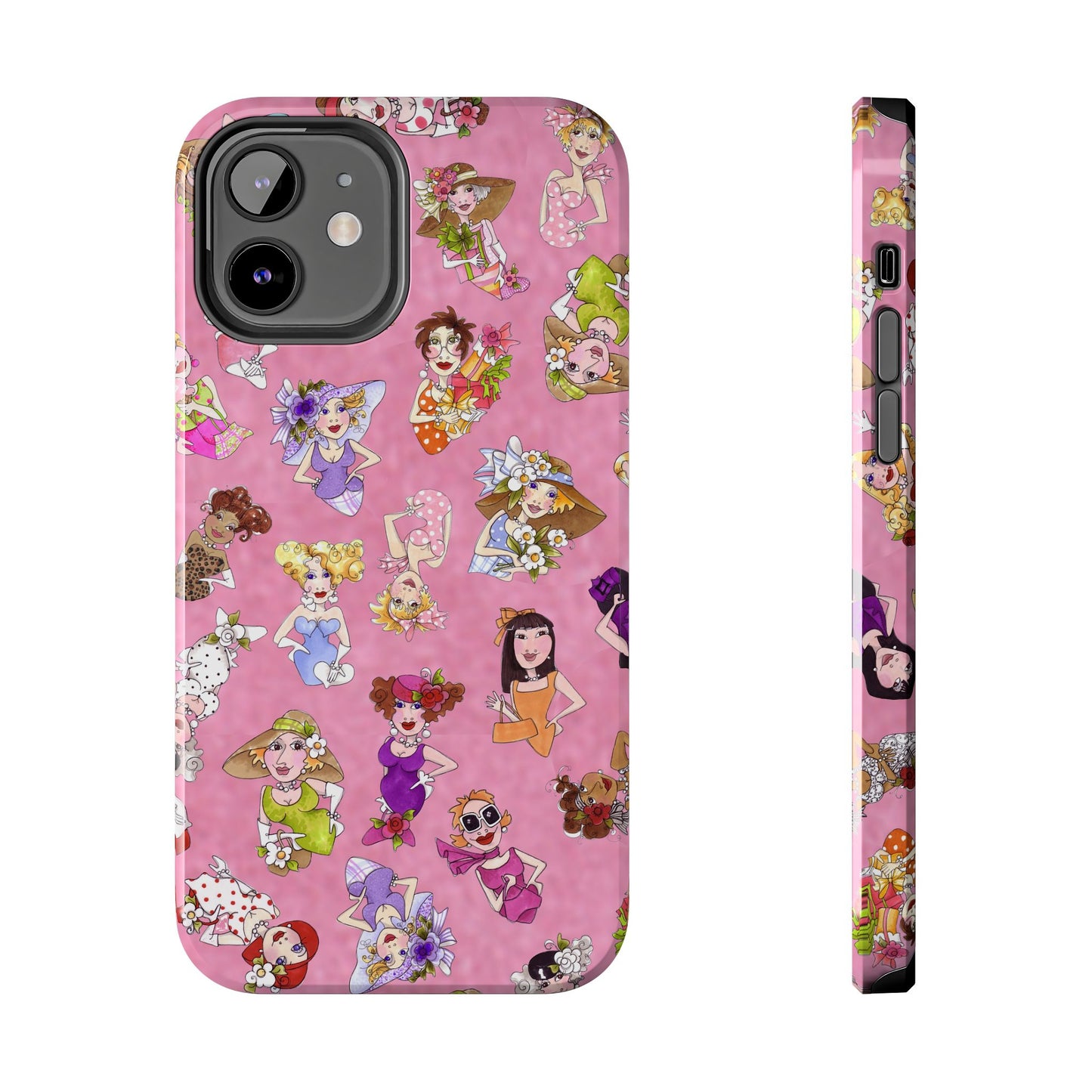 Fast Women Tossed Pink Phone Case