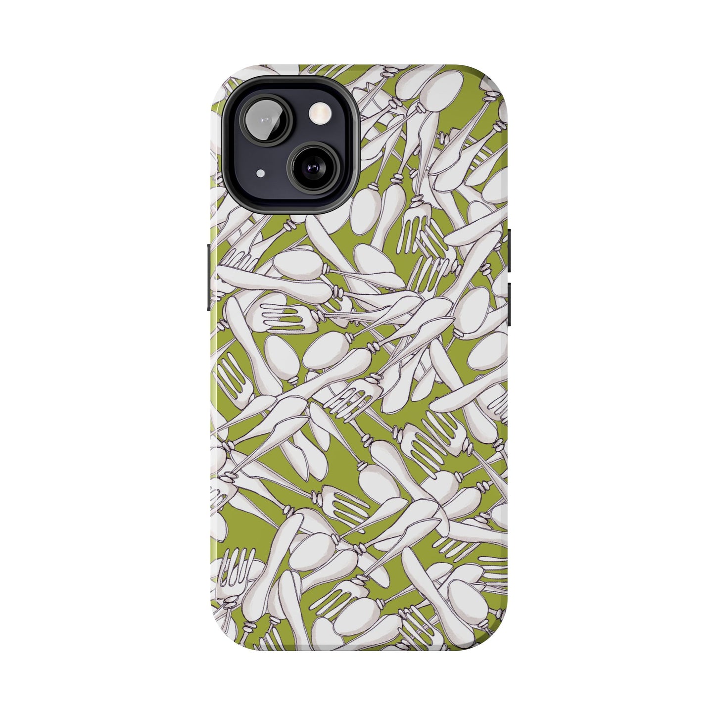 Silverware Wars Green Phone Case