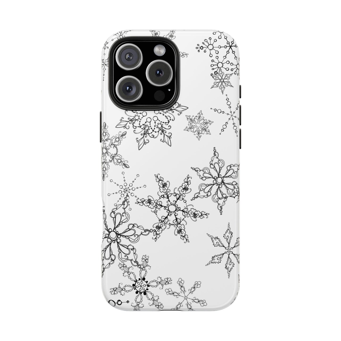 Random Flakes White Phone Case
