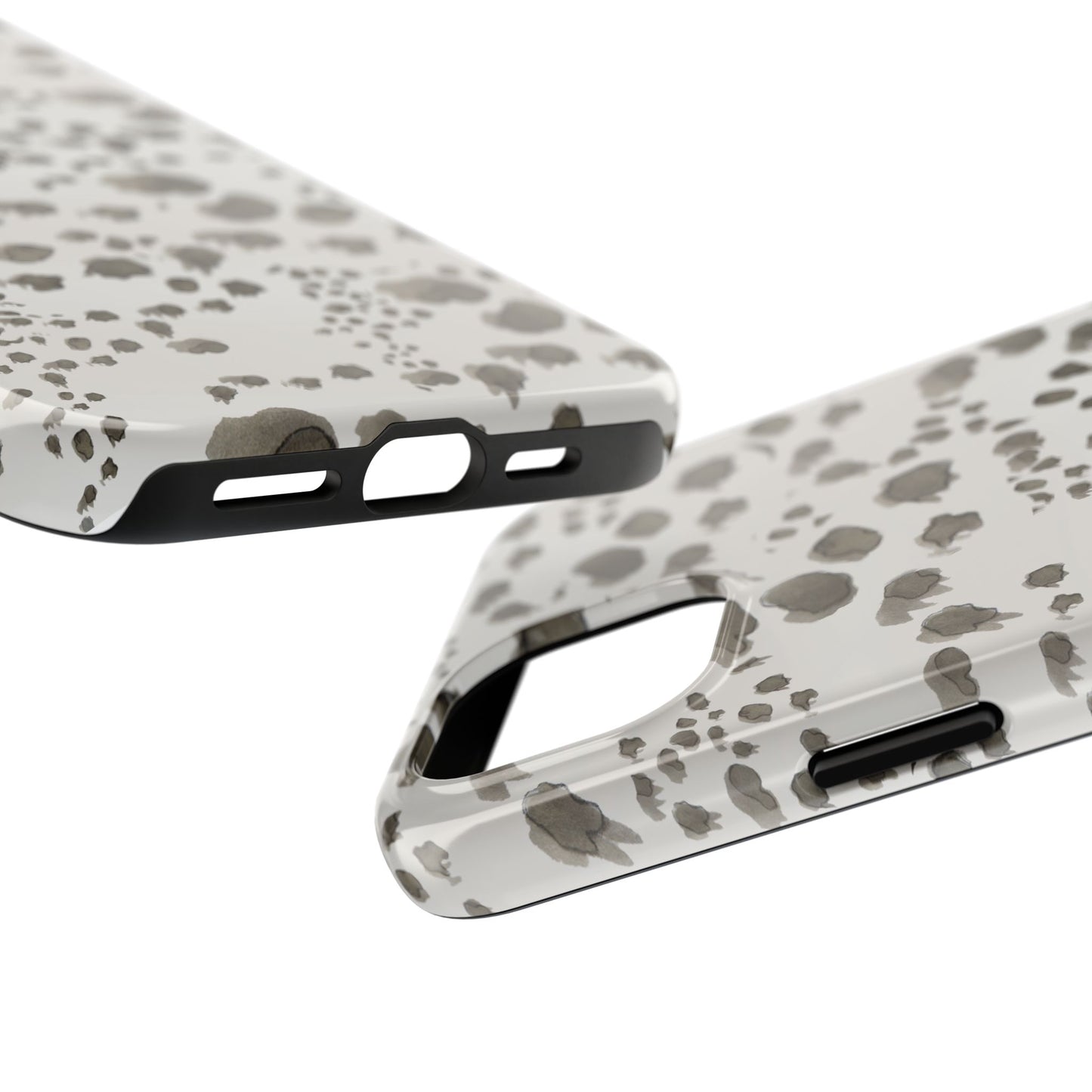 Kitty Dots Gray Phone Case