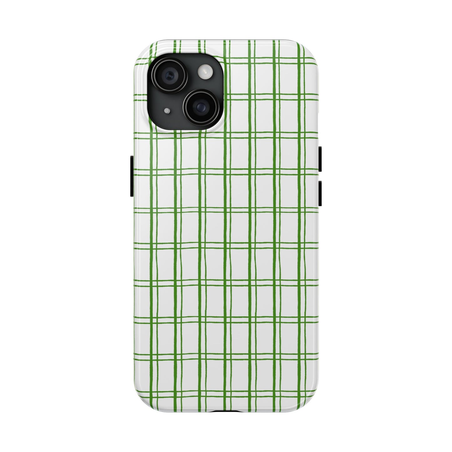 Kitchen Plaid White / Green Phone Case