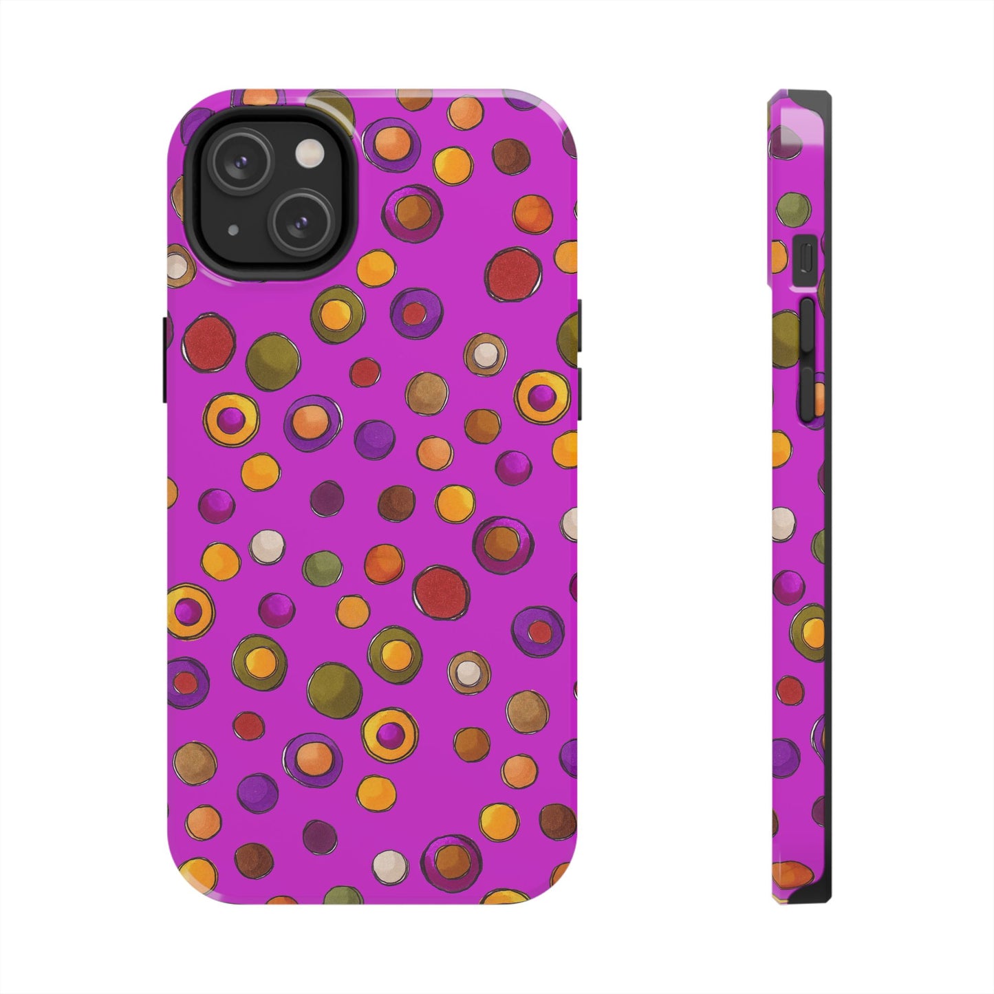 Double Dot Fuchsia Phone Case