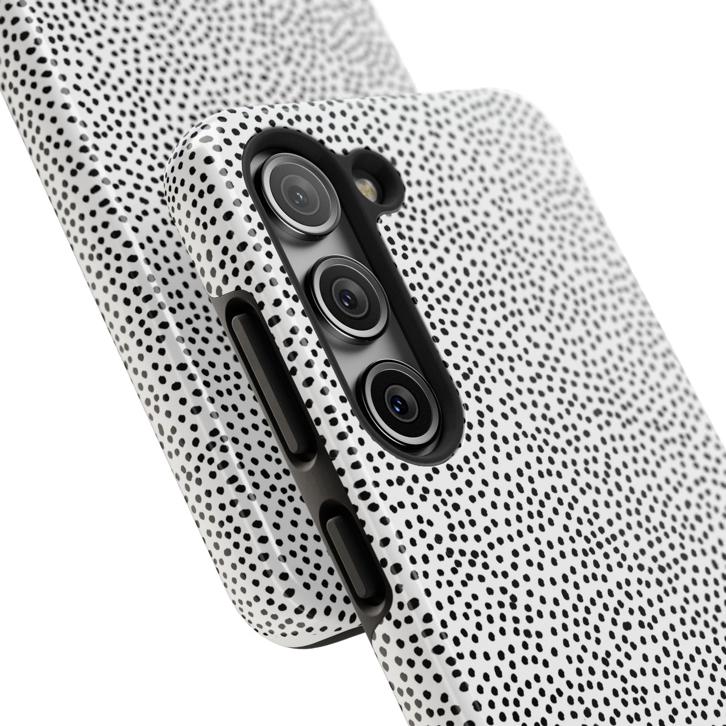 Baby Dots White / Black Phone Case