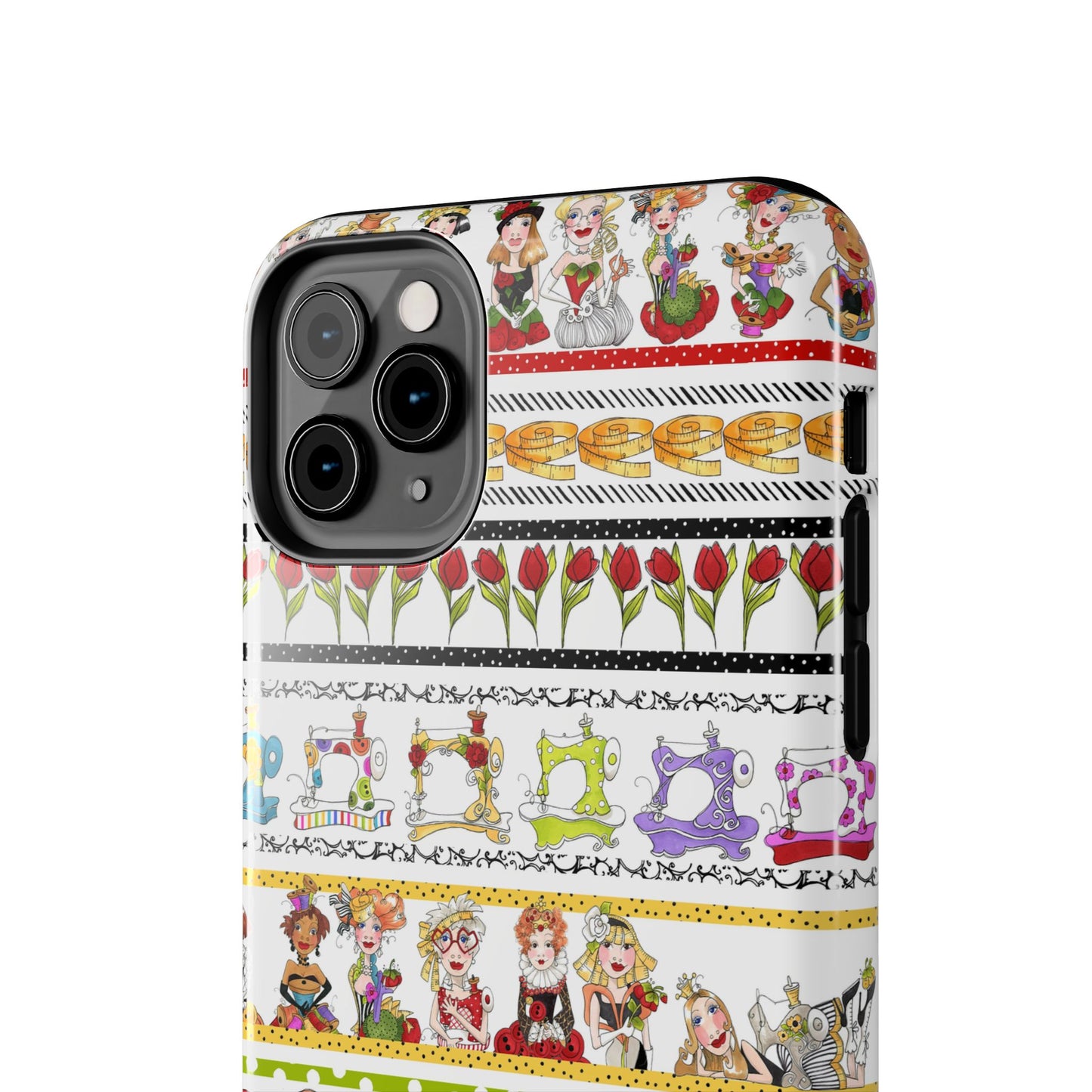 Curious Border White Phone Case