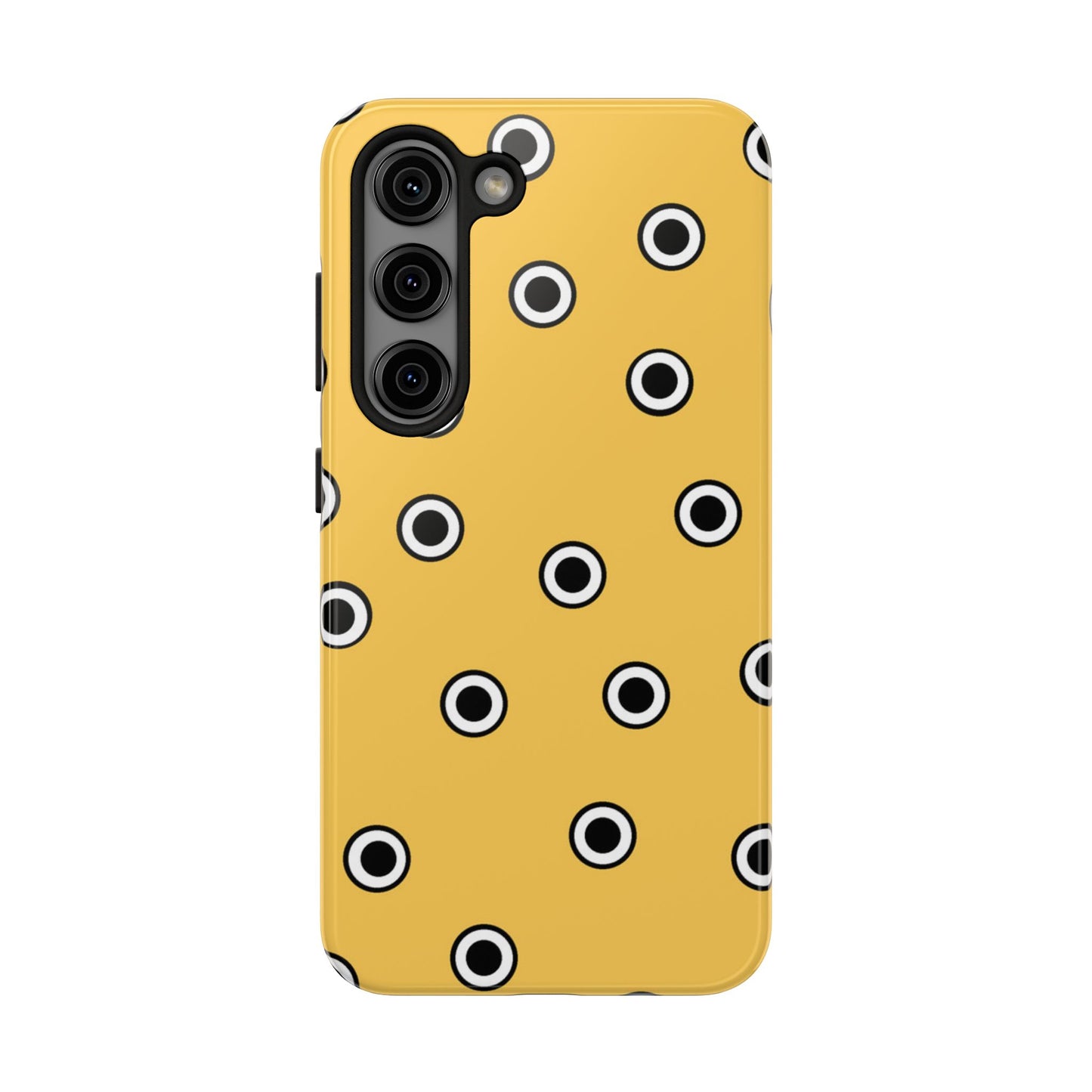 CD Dots Yellow / Black Phone Case