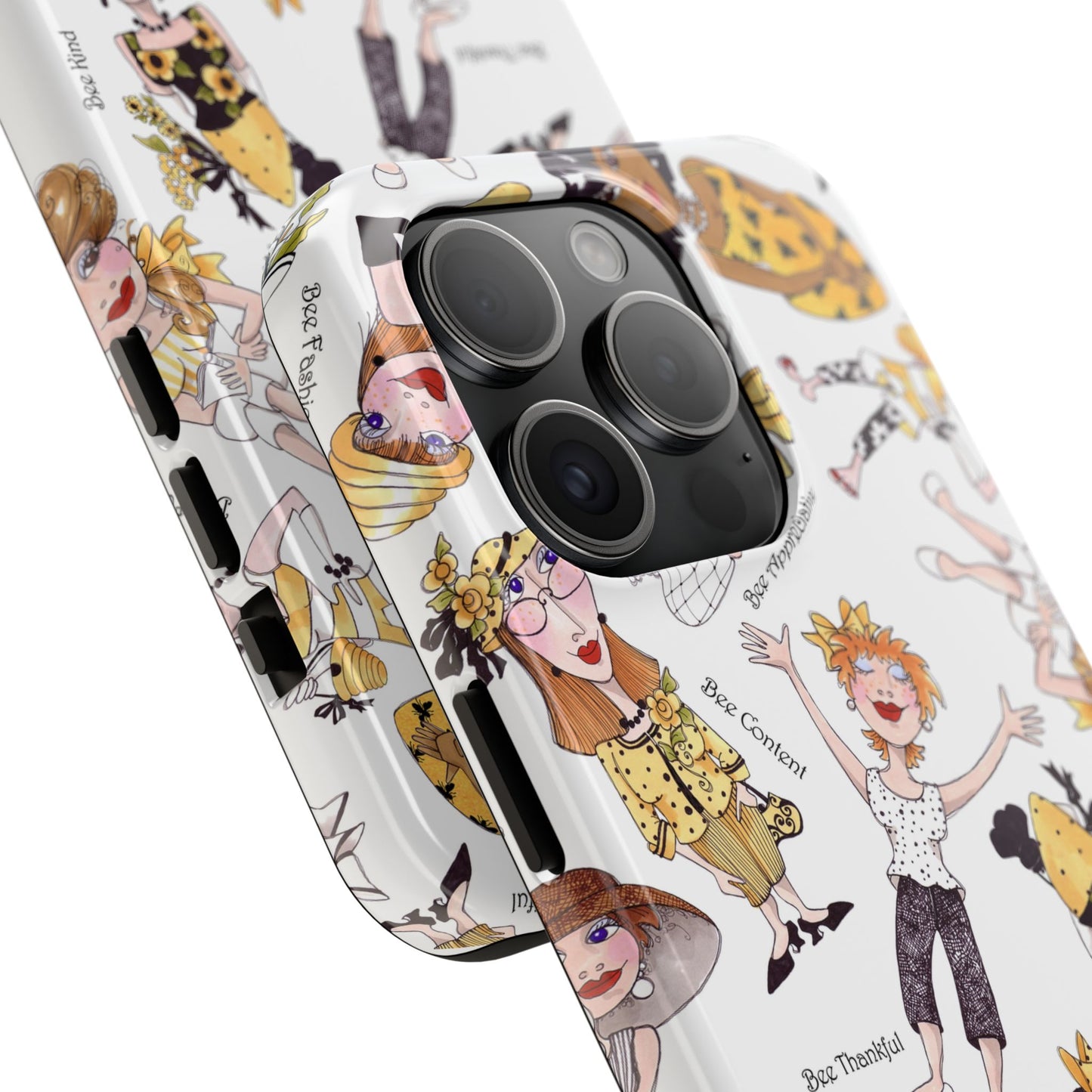 Bee Tossed White Phone Case