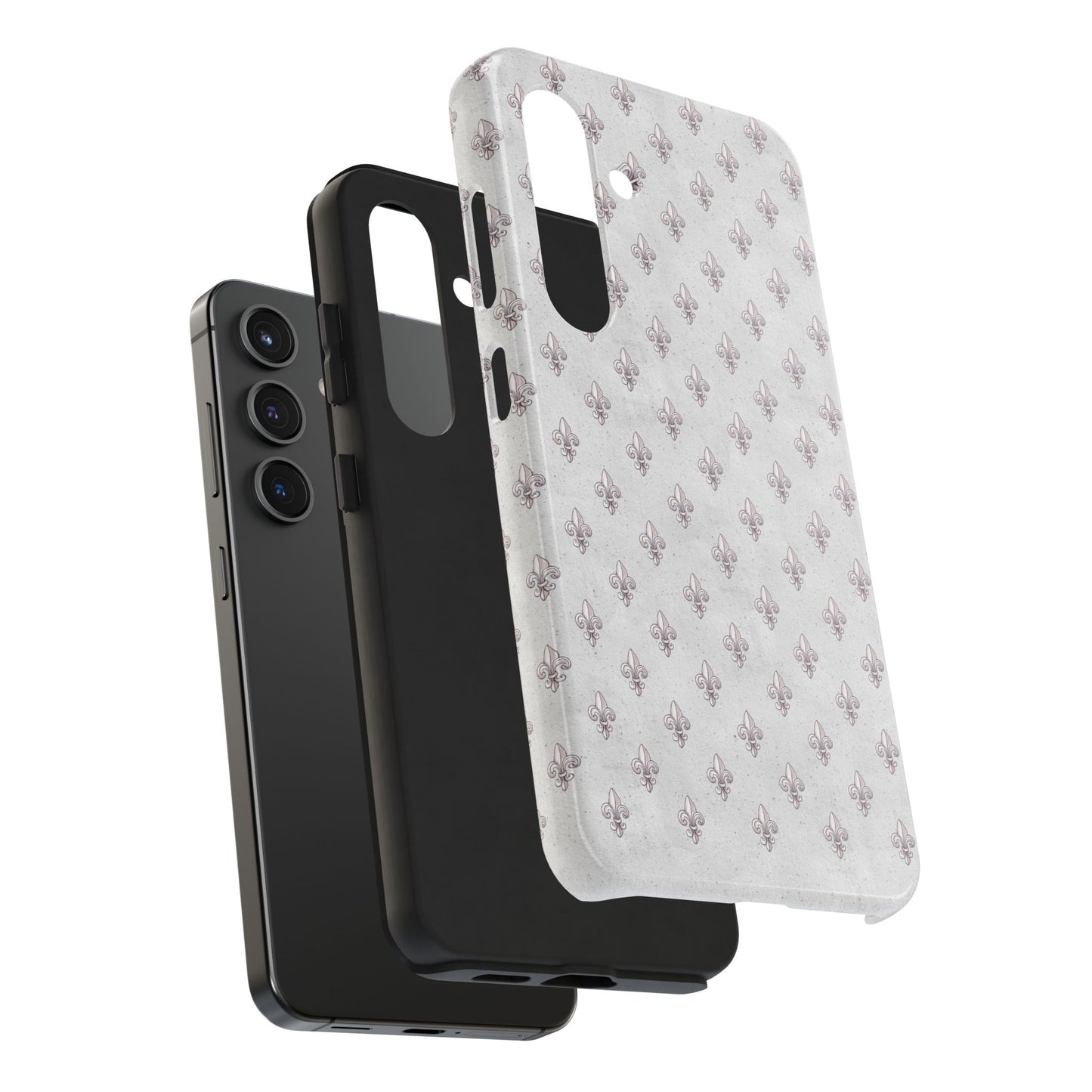 Fleurs Silver Phone Case