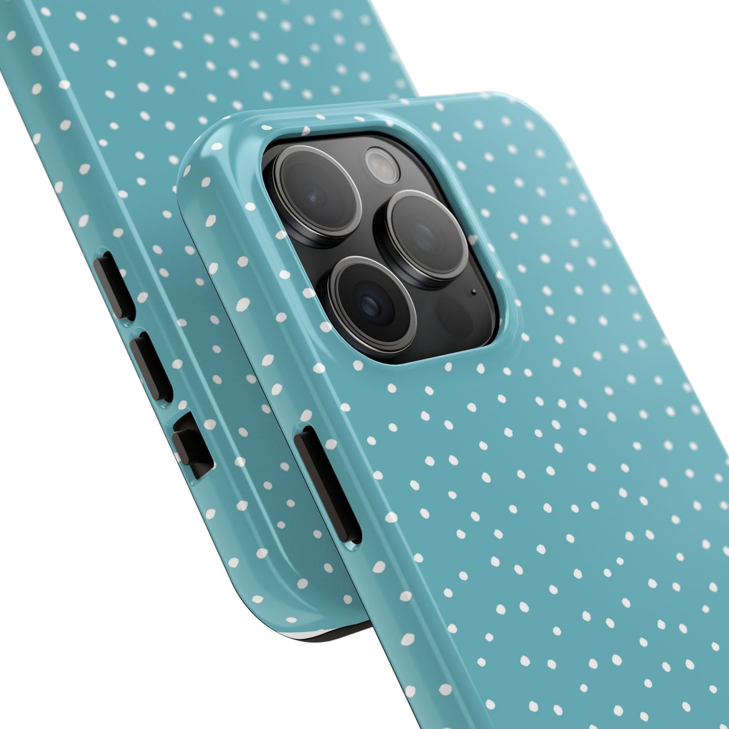 Dinky Dots Turquoise / White Phone Case
