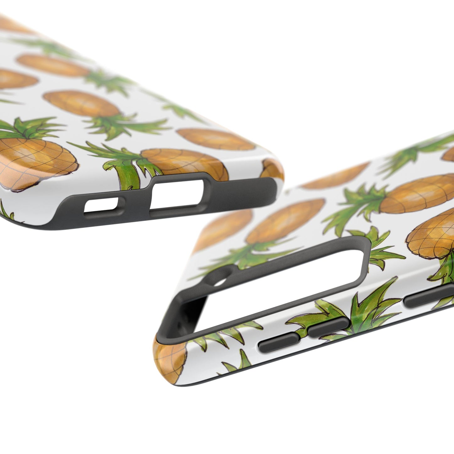 Pineapple Toss White Phone Case