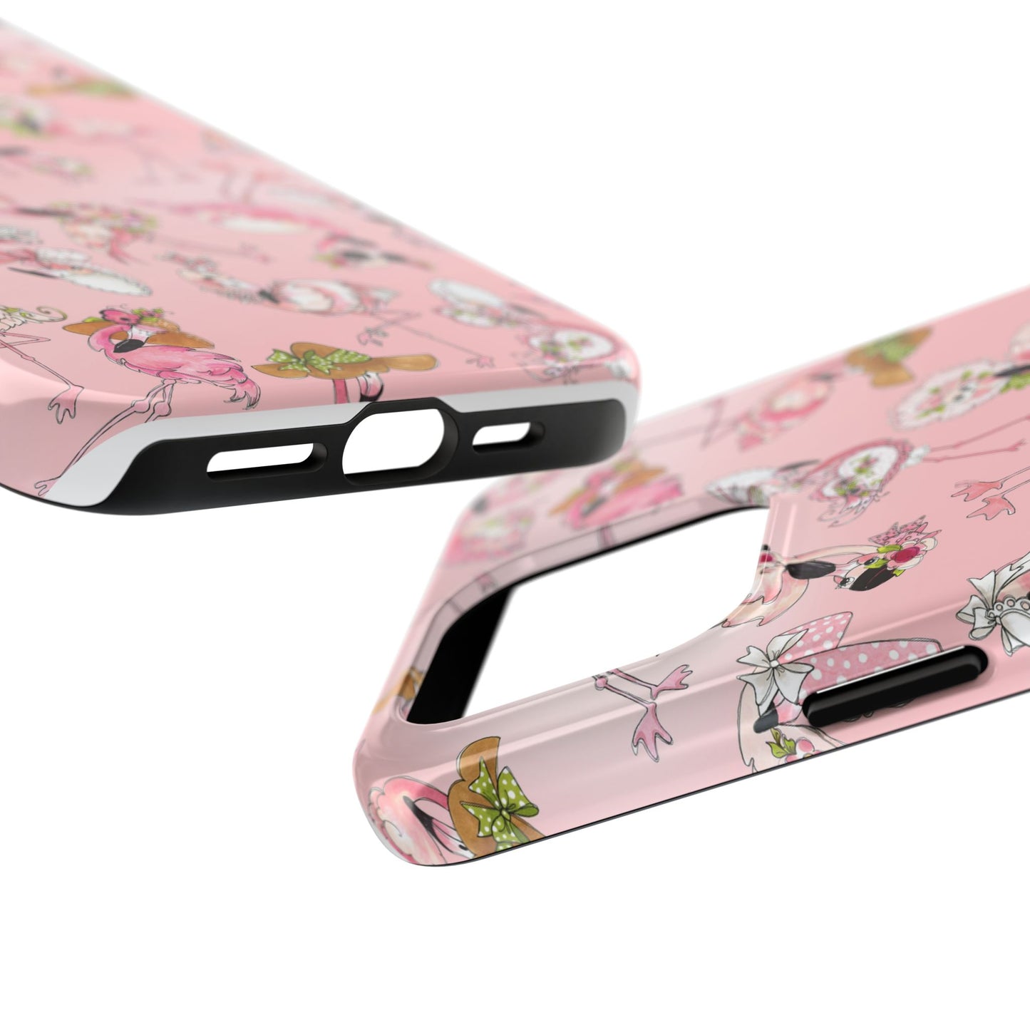 Tossed Flams Pink Phone Case