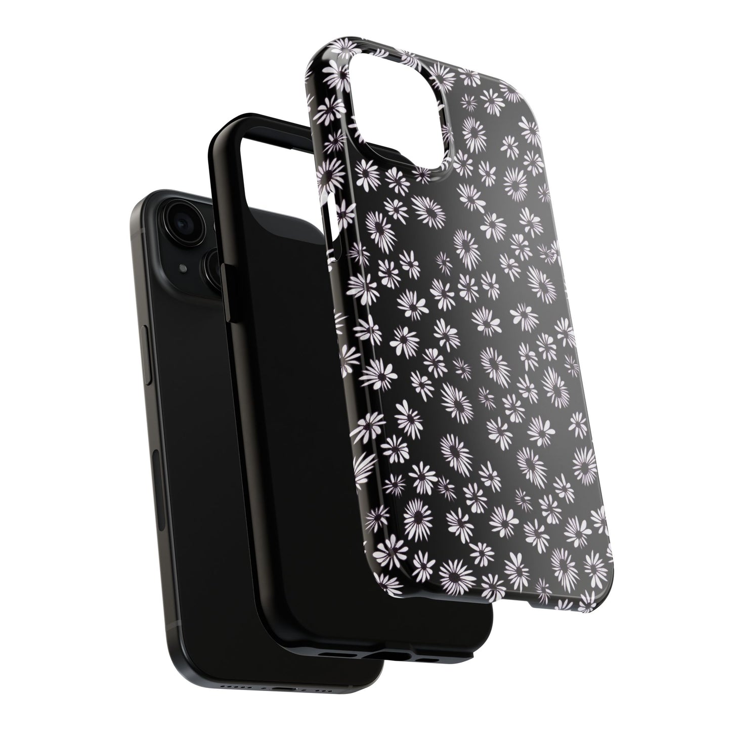 Random Daisy Black / White Phone Case