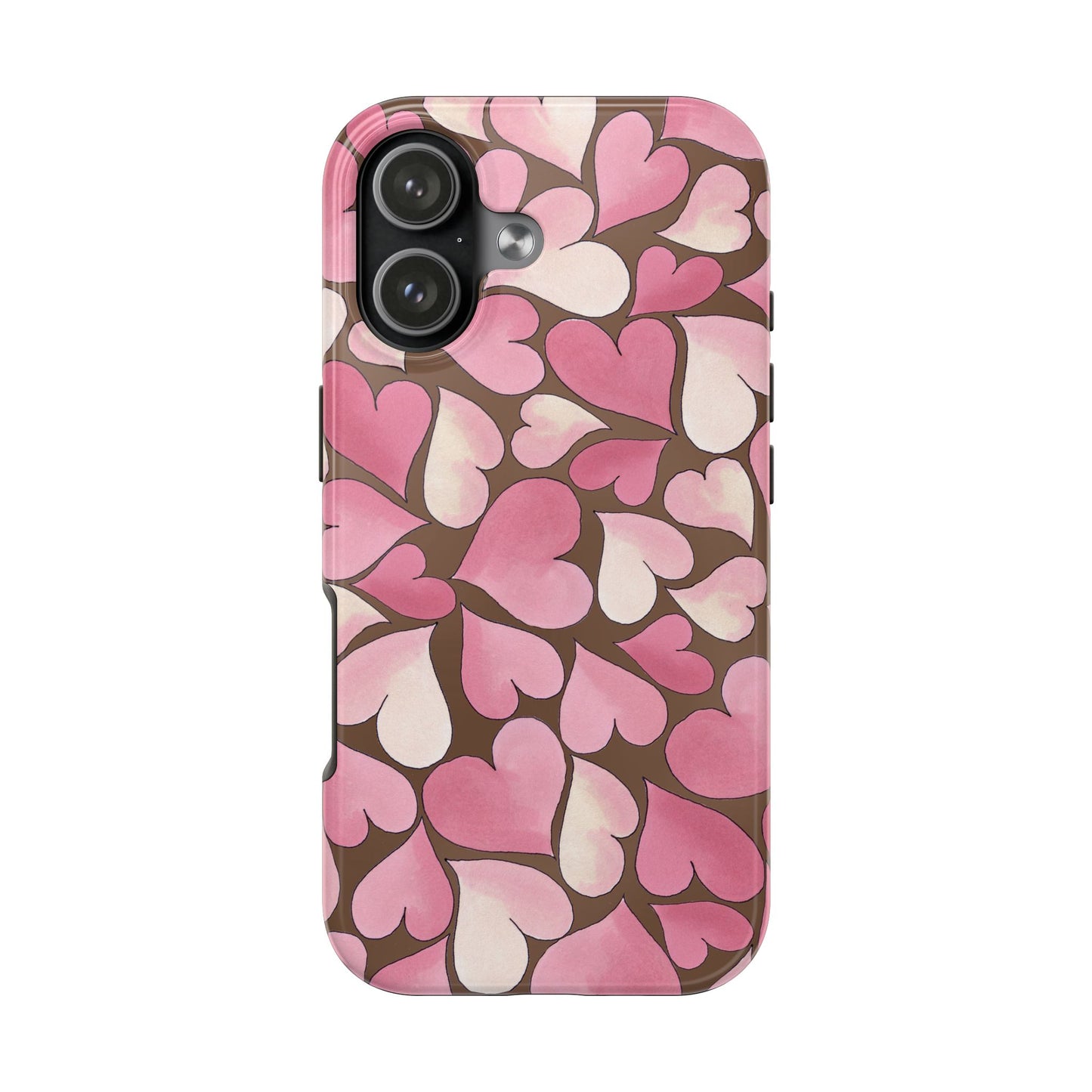 Hearts Chocolate Phone Case
