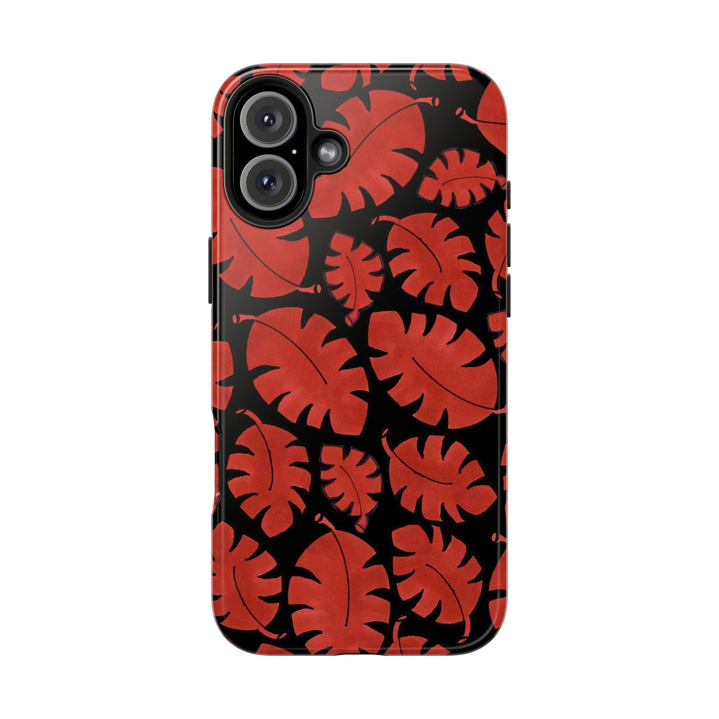 Red Bananas Black Phone Case