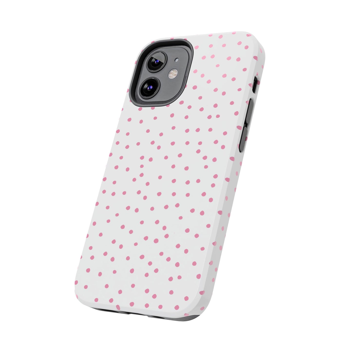 Dinky Dots White / Pink Phone Case