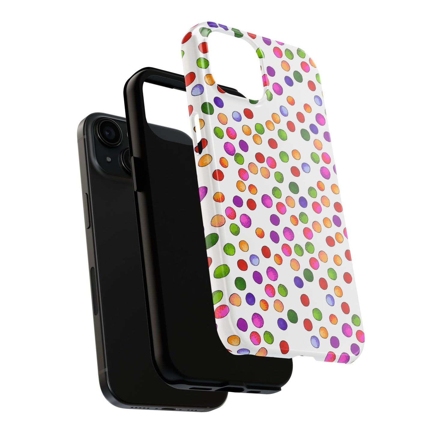 Big Fun Dots White Phone Case
