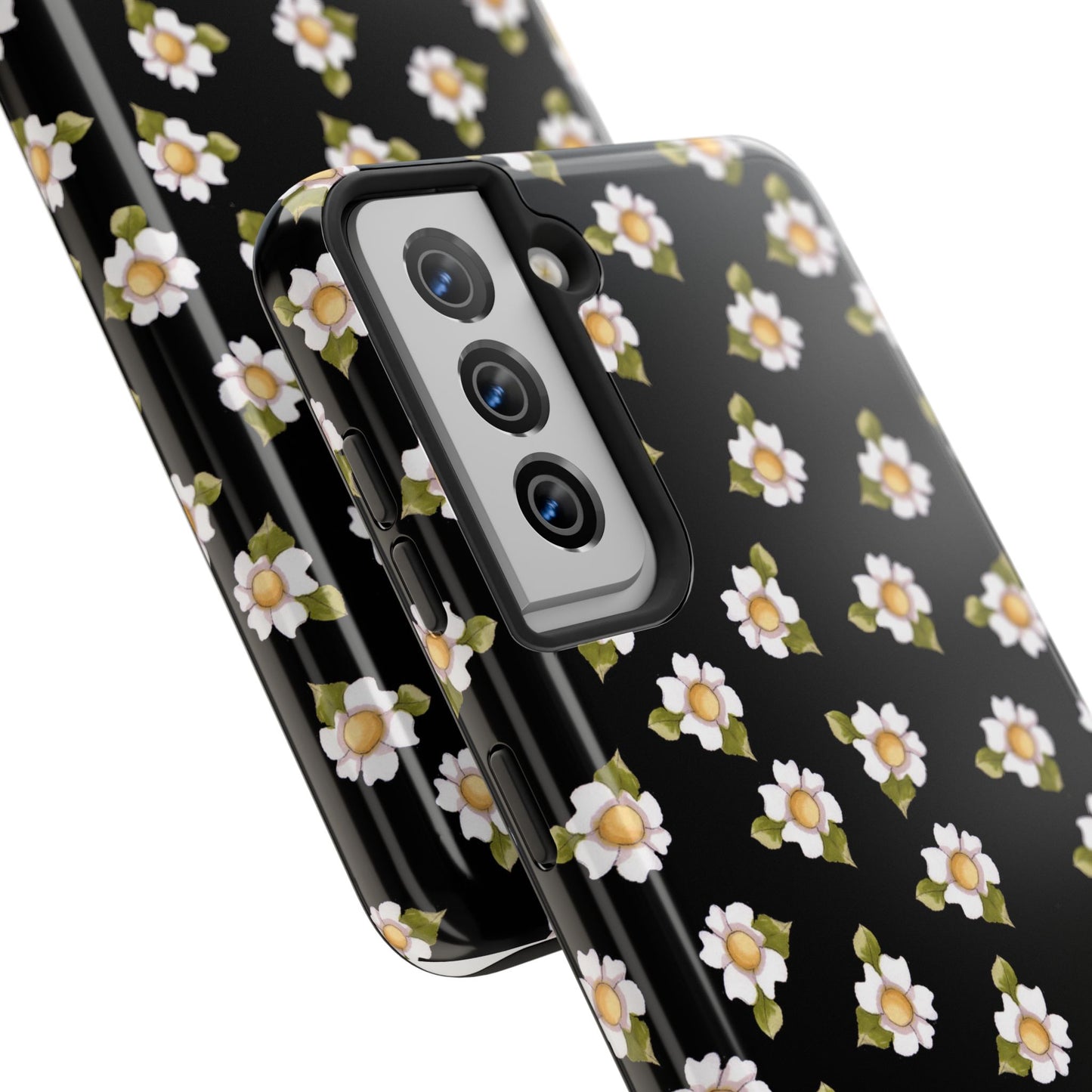 Daisies Black Phone Case