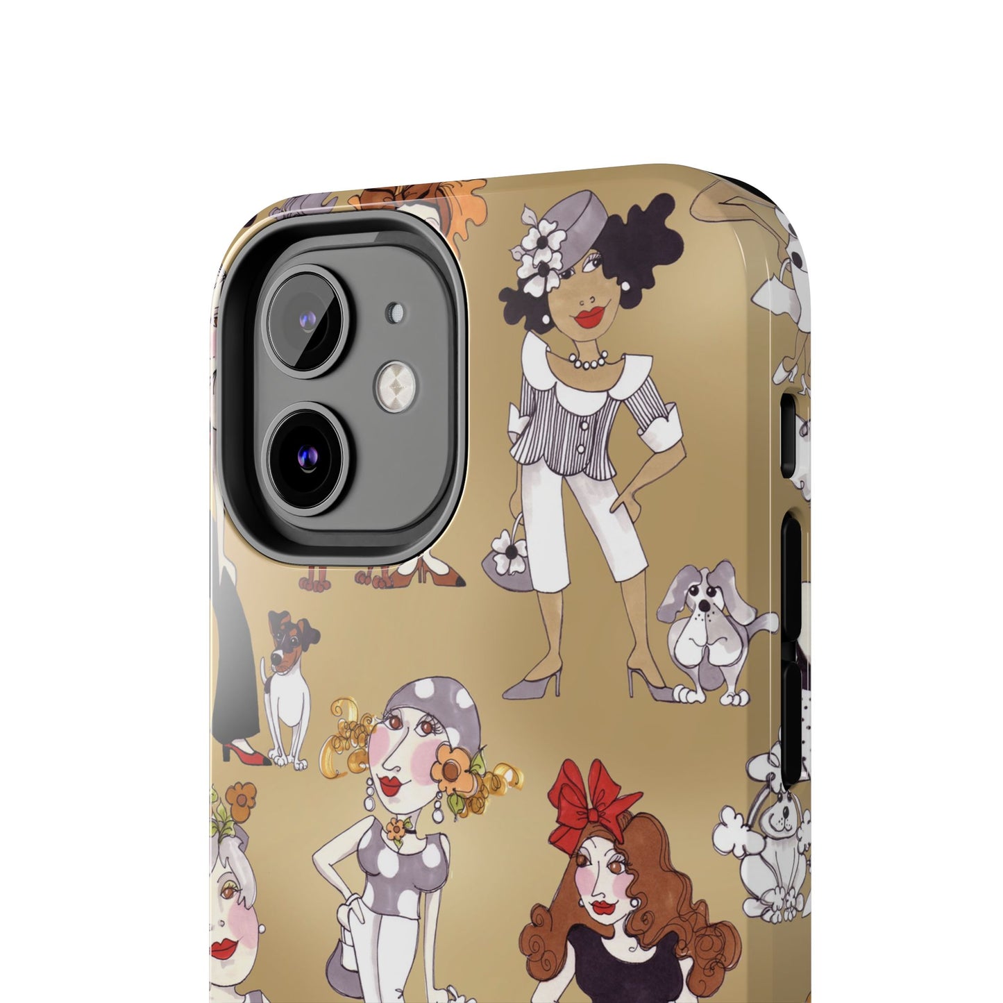 Dog Ladies Tan Phone Case