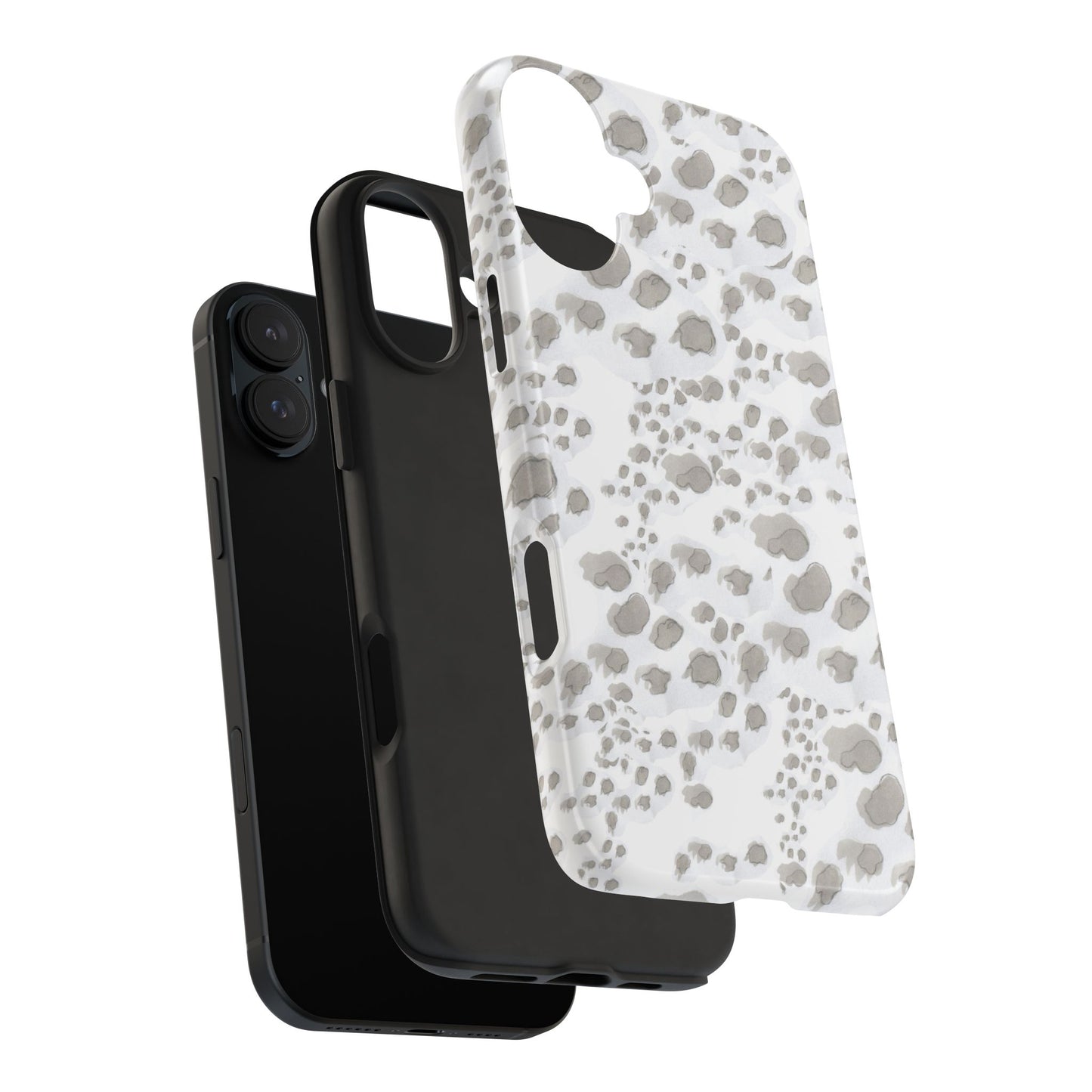 Kitty Dots White Phone Case