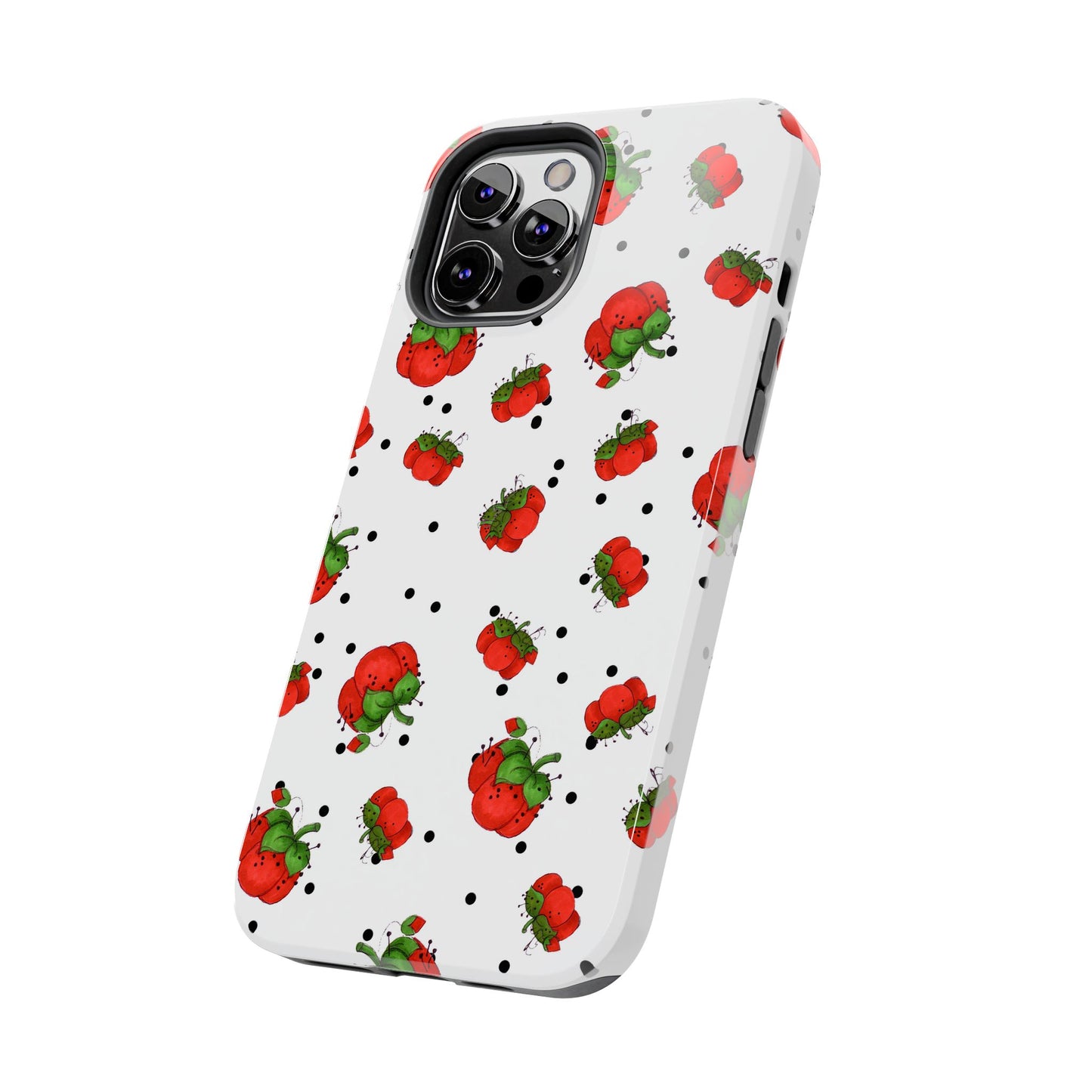 Pin Dots White Phone Case