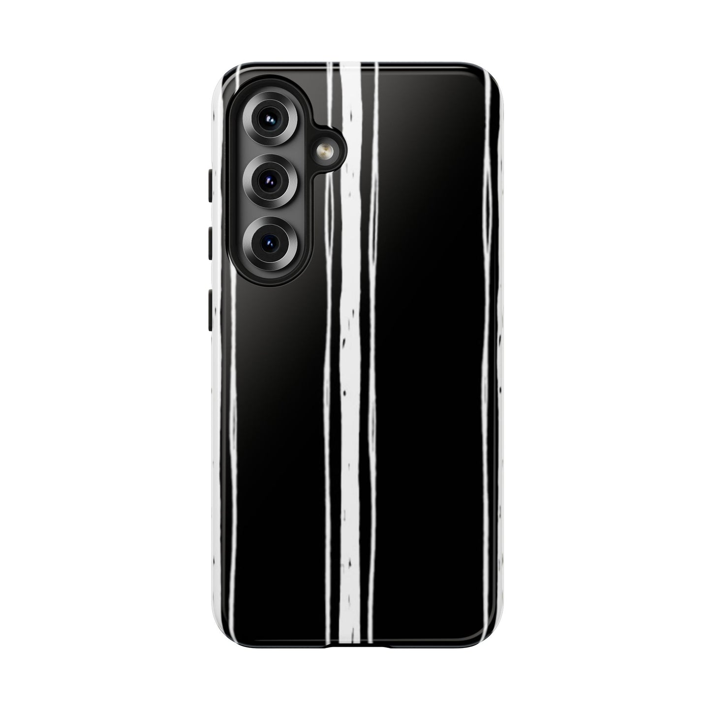 Black / White Stripe Phone Case