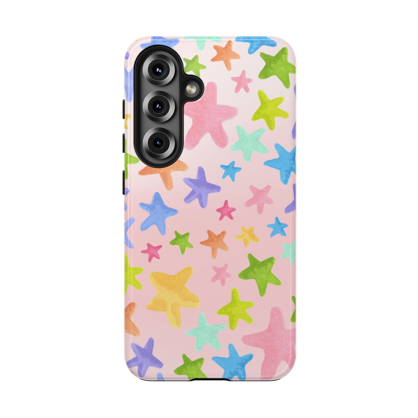 Happy Stars Pink Phone Case